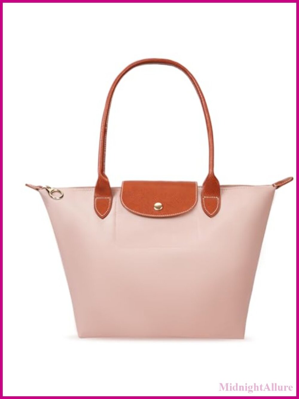 Nylon Tote Bag Lightweight Large Capacity Shoulder Hobo Handbag